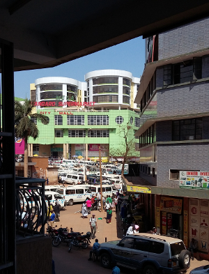 Busy street in Kampala